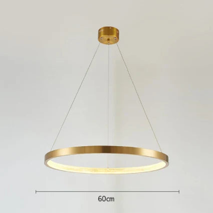 Decorbites™ Goldkreis-Kronleuchter Kreative LED-Beleuchtung Moderne Innenarmaturen