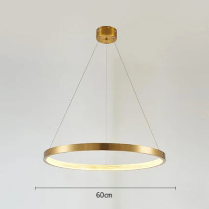 Decorbites™ Goldkreis-Kronleuchter Kreative LED-Beleuchtung Moderne Innenarmaturen
