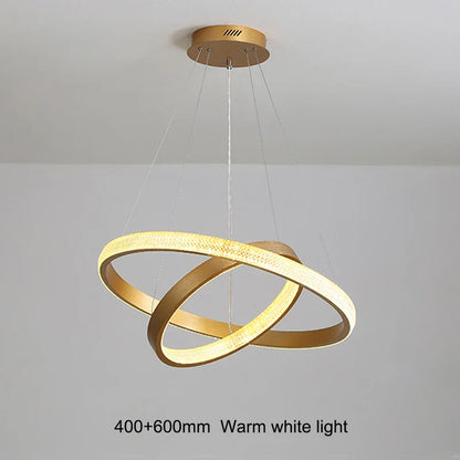 Decorbites™ Goldkreis-Kronleuchter Kreative LED-Beleuchtung Moderne Innenarmaturen