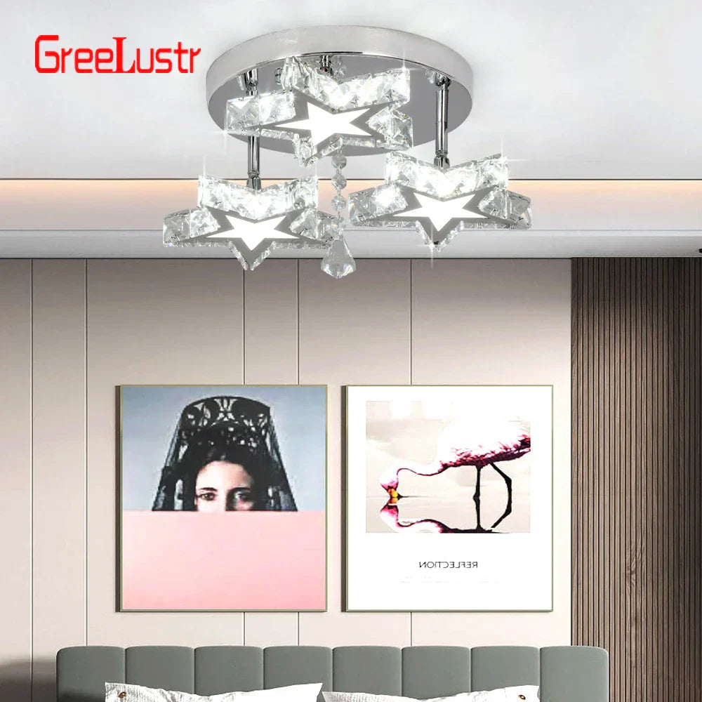 Decorbites™ Kristallsterne LED-Hängeleuchter für modernes Wohn- und Esszimmer-Dekor
