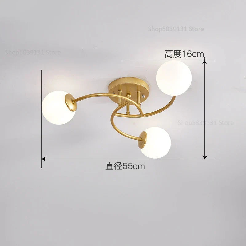 Decorbites™ Glasbirnen-LED-Deckenleuchte für modernes Wohnzimmer und Küche
