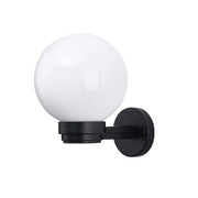Silver Globe Wall Lantern