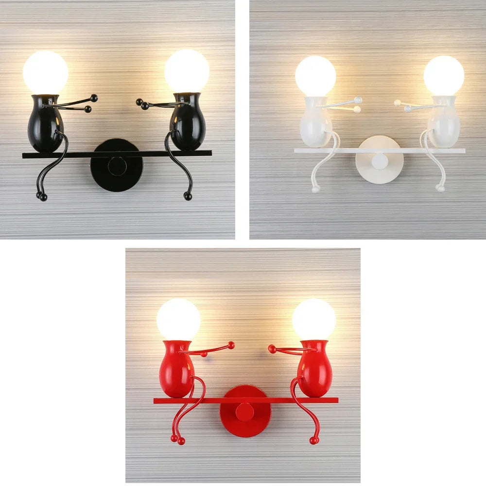 DecorBites™ Creative LED Wall Light Indoor Wall Sconce Modern Art Decor Iron E27