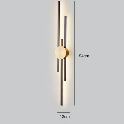 DecorBites™ Copper Wall Light for Bedroom, Living Room, TV Background - Minimalist Luxury Design