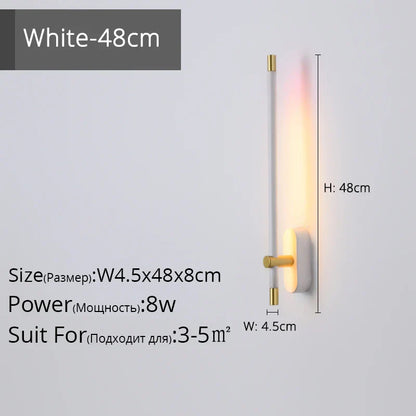 DecorBites™ LED Strip Wall Lamp for Modern Decor in Staircase, Bedroom, or Aisle