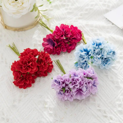 Decorbites™ Künstliche Blütenstaubgefäße-Bouquet für Hochzeit, DIY, Party-Dekoration, Zuhause, Scrapbooking