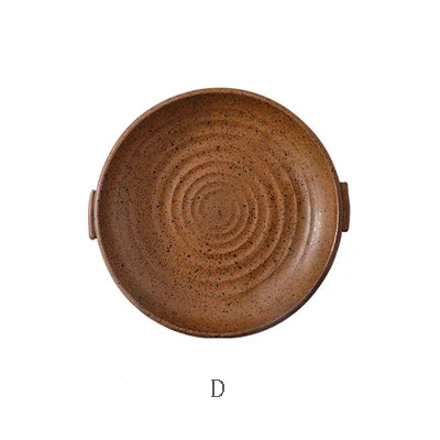 Decorbites™ Japanischer Stil Keramisches Rundes Teller - Restaurantqualitäts Geschirr