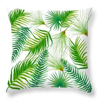 DecorBites™ Green Leaves Decorative Throw Pillowcase 45*45cm for Sofa Home Decor