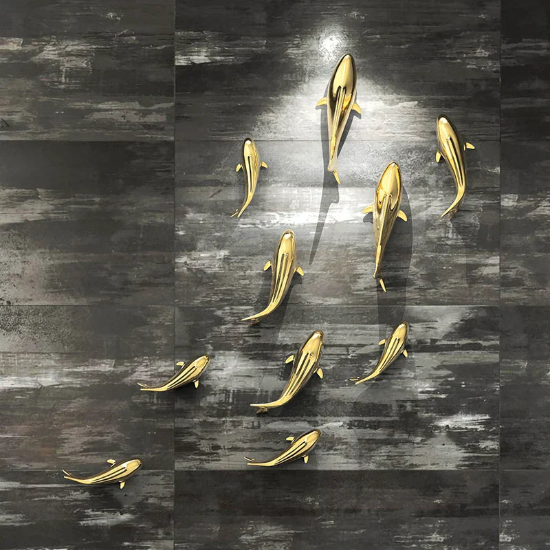 DecorBites™ Goldfish Resin Wall Hanging - Home Decor Room Aesthetic
