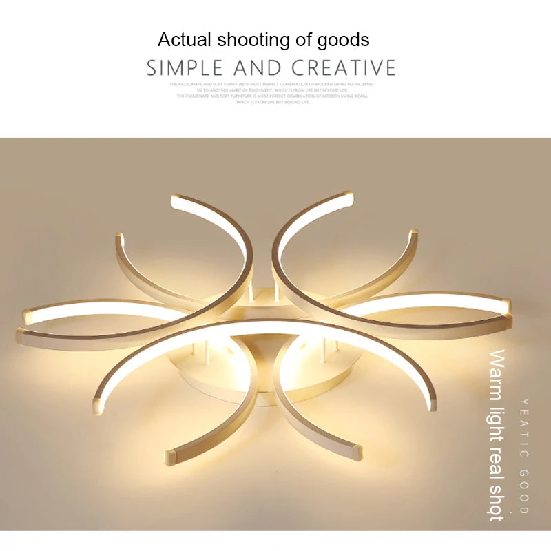 LED-Hängelusterleuchten Weiß Moderne Deckenlampe Schlafzimmer Kreis Dachboden Wohn-Esszimmer Küche Innenbeleuchtung Armatur