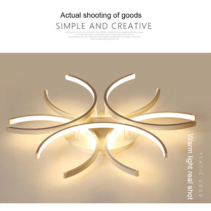 LED-Hängelusterleuchten Weiß Moderne Deckenlampe Schlafzimmer Kreis Dachboden Wohn-Esszimmer Küche Innenbeleuchtung Armatur