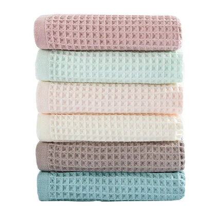 Decorbites™ Baumwoll-Waffel-Badhandtuch - 70*140, Unisex