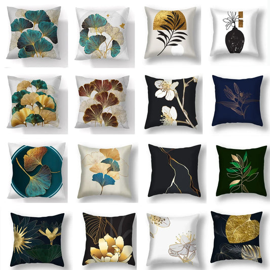 DecorBites™ Big Leaves Cushion Covers - Nordic Simple Decorative Pillows for Living Room