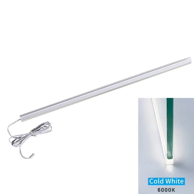Decorbites™ LED-Schranksleifenleuchte für 8 mm Glasplatten Bücherregal Streifenlicht