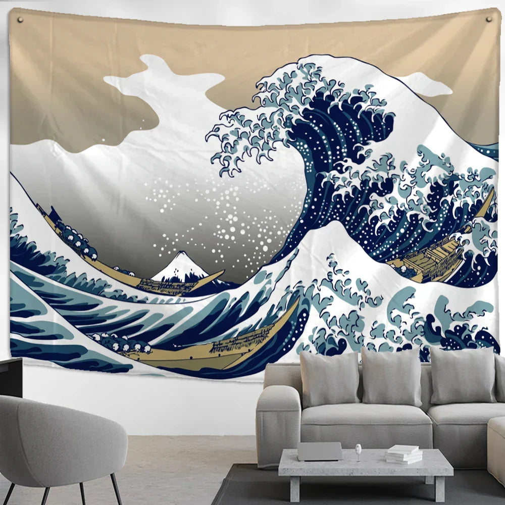 Bohemian Wave Wall Tapestry