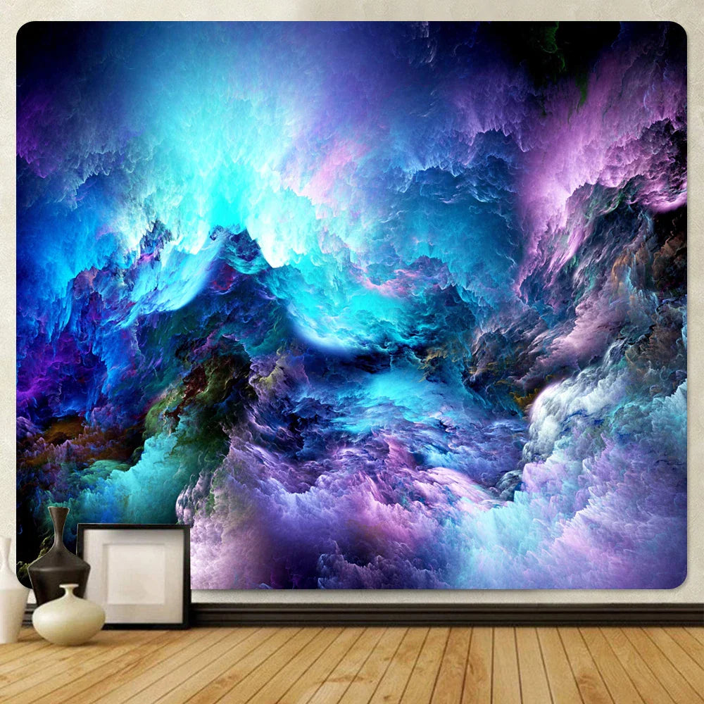 Decorbites™ Cloud Home Tapestry: Boho-Yoga-Matte & Hippie-Wanddekoration, große Größe
