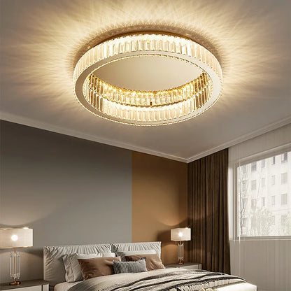Decorbites™ Kristallkreis-Deckenleuchter: Moderne LED-Innenbeleuchtung für Wohnzimmer, Schlafzimmer und Arbeitszimmer