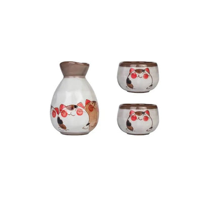 Decorbites™ Japanisches Keramisches Sake-Weinbecher-Set - KL-001 | Kleine Trinkkollektion