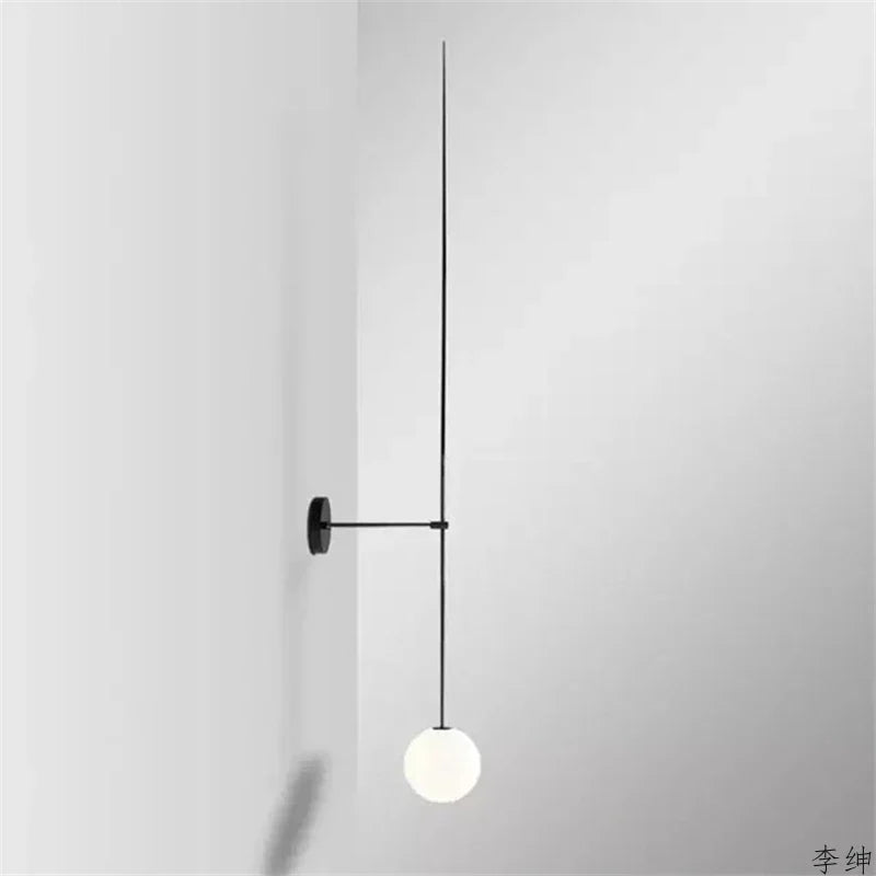 DecorBites™ Glass Ball LED Wall Light - Minimalist Nordic Design