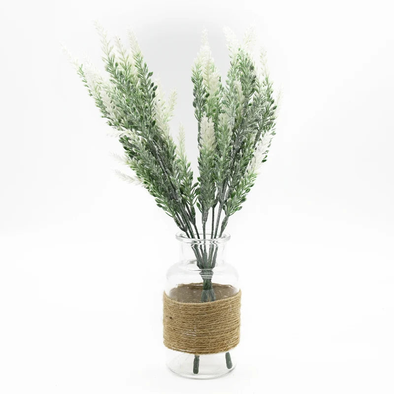 Decorbites™ Lavendel-Vase: Künstliche Blumen für Heimdekoration und Hochzeitsdekoration, dekorativer Blumentopf