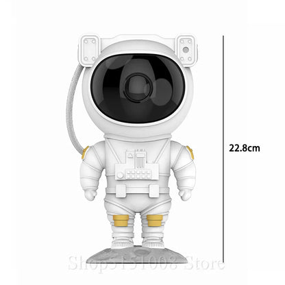 Decorbites™ Astronauten-Himmelprojektor-Nachtlicht: USB-Schlafzimmer-Tischlampe & Wohnraumdekoration
