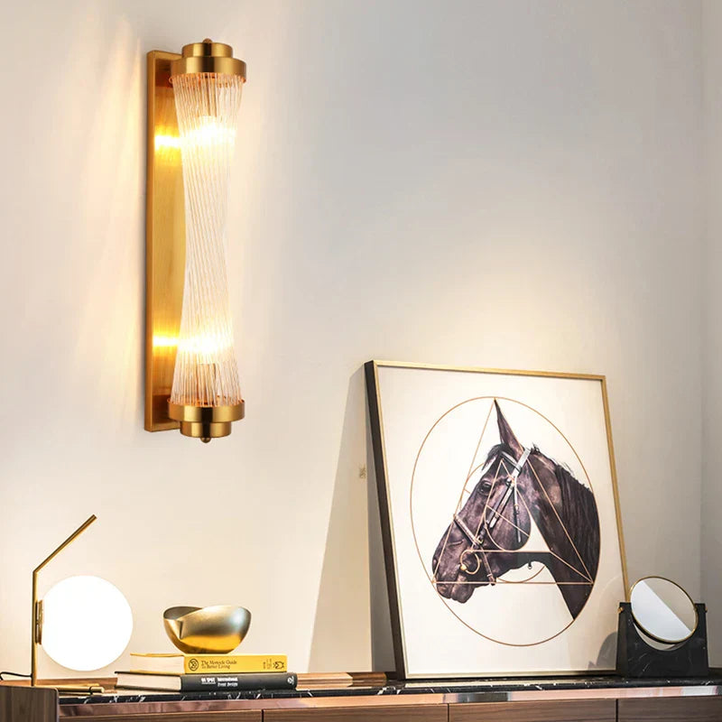 Decorbites™ Kristall-Wandleuchte: Moderne minimalistische Luxus-LED-Lichter für Wohnzimmer, Schlafzimmer und Flur