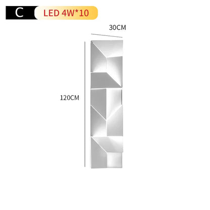 DecorBites™ Geometric Art Indoor Wall Lamp for Bedroom Living Room Staircase Home Decor