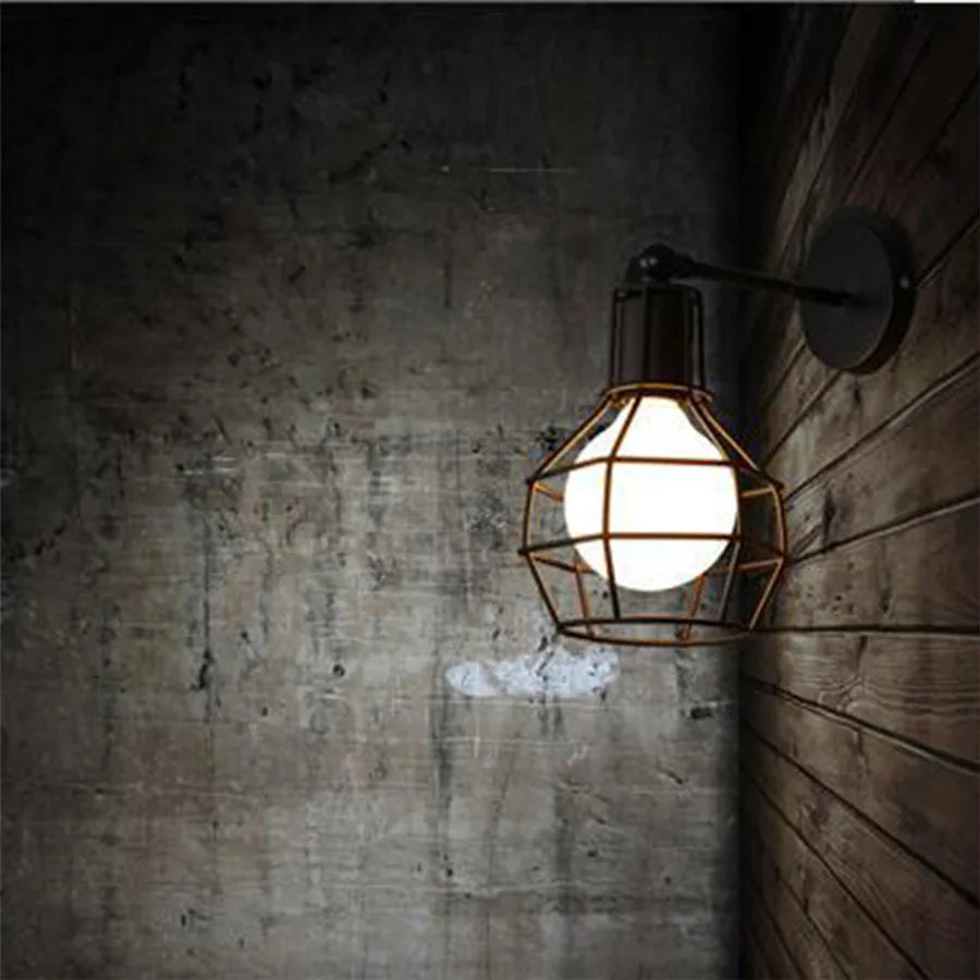 Vintage Wheel Wall Sconce