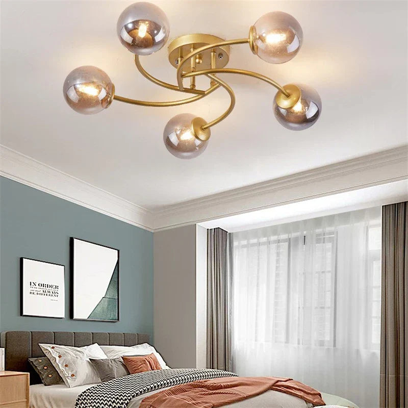 Decorbites™ Glasbirnen-LED-Deckenleuchte für modernes Wohnzimmer und Küche