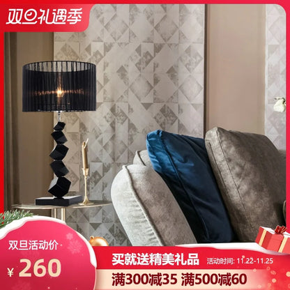 Decorbites™ Schwarze Kristall-Tischlampe: Modern, Gemütlich & Romantisch im Europäischen Stil