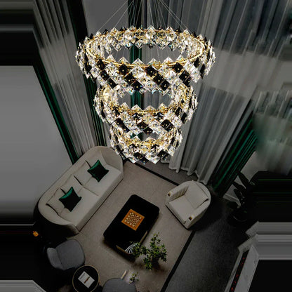 DecorBites™ Crystal Dimmable LED Chandelier in Gold and Silver Finishes