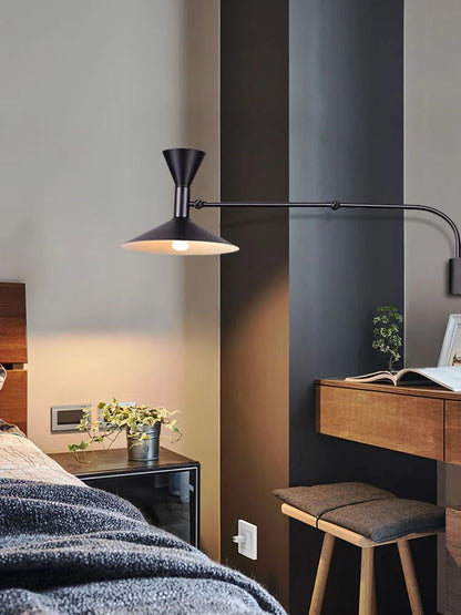Decorbites™ Industrielle Retro Schwenkbare Wandlampe für Wohnzimmer Schlafzimmer Studio
