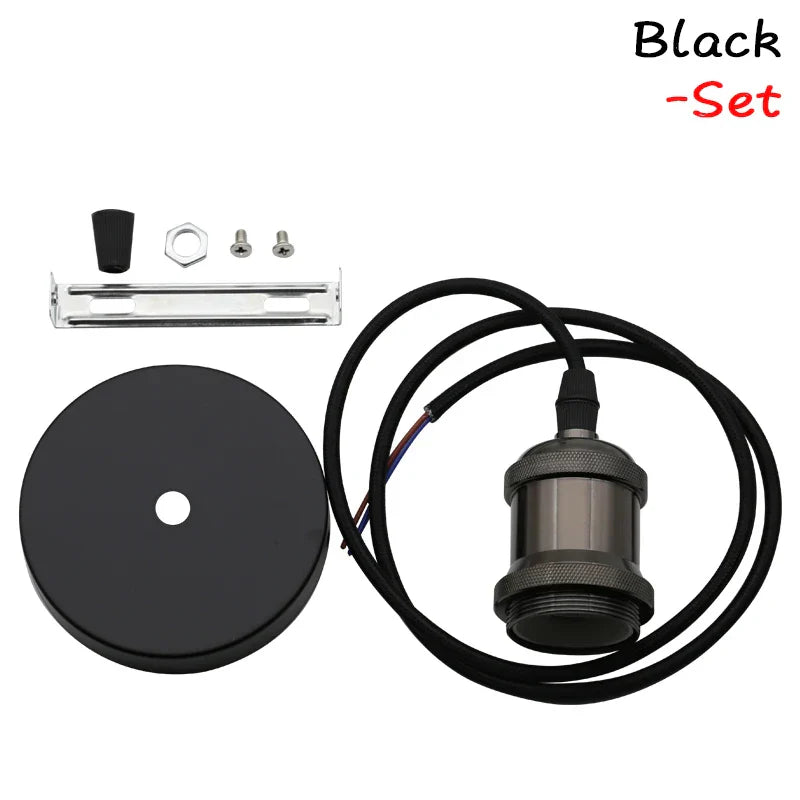 Decorbites™ Industrielle Hängeleuchte Lampe E27 90-265V Edison-Glühbirnenfassung Loft-Heimdekoration