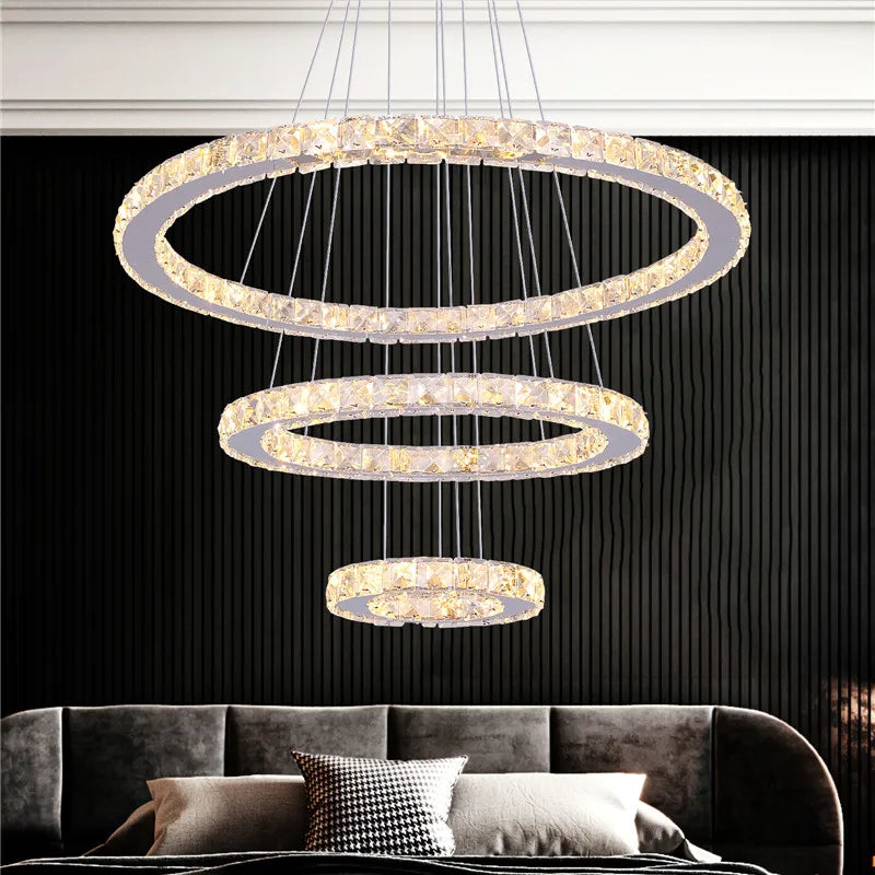 Decorbites™ Kristall-LED-Hängeleuchter, moderner nordischer Deckenleuchter für Wohn- und Esszimmer