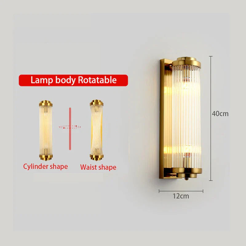 Decorbites™ Kristall-Wandleuchte: Moderne minimalistische Luxus-LED-Lichter für Wohnzimmer, Schlafzimmer und Flur