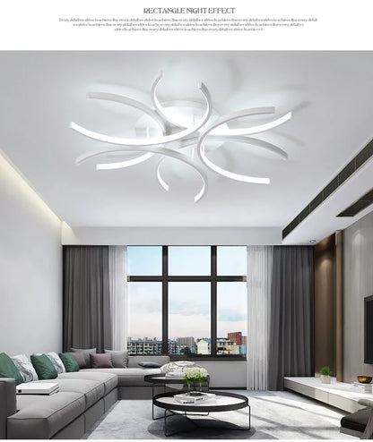 LED-Hängelusterleuchten Weiß Moderne Deckenlampe Schlafzimmer Kreis Dachboden Wohn-Esszimmer Küche Innenbeleuchtung Armatur