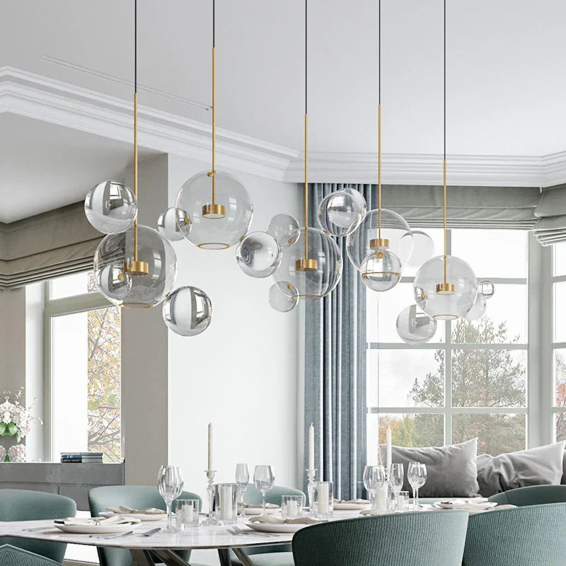 Decorbites™ Frosted-Glas-Kugelleuchter für die Dekoration von Esszimmer und Küche