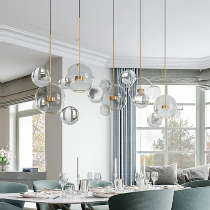 Decorbites™ Frosted-Glas-Kugelleuchter für die Dekoration von Esszimmer und Küche