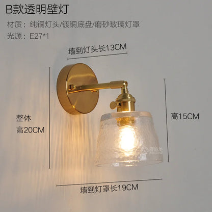 Decorbites™ Grüne Glas-LED-Hängeleuchte - Japanischer Stil Nordisch Kupfer Hängelampe