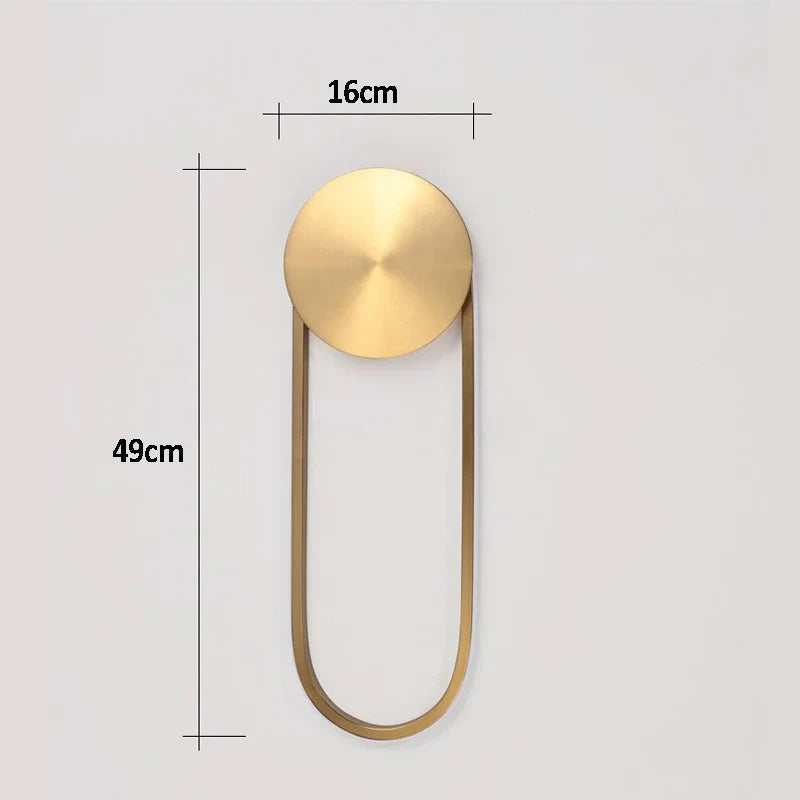 Decorbites™ LED-Akrylmantel-Metall-Wandleuchte: Minimalistische nordische Wandlampe für Schlafzimmer, Wohnzimmer