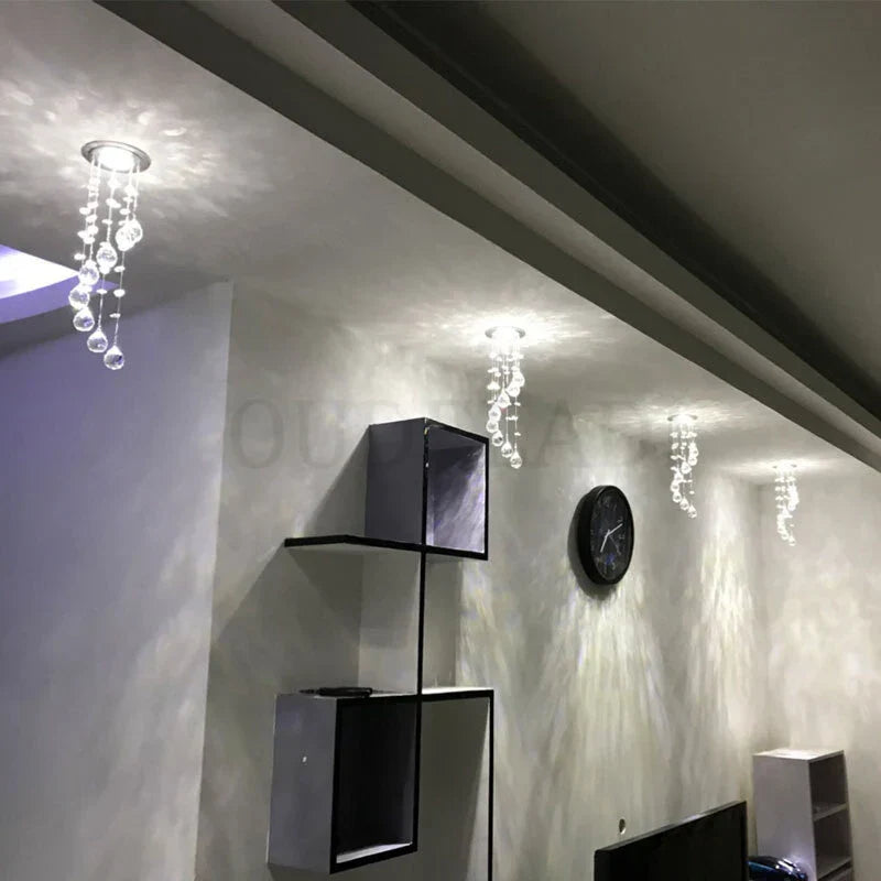 Decorbites™ Crystal-LED-Downlight für Heimdekoration, Wohnzimmer, Esszimmer, Flur – Mini-Deckenleuchte