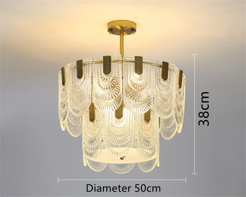 Decorbites™ Kunstglas-Leuchter: Elegante Luxusbeleuchtung für Wohn-, Ess- und Schlafzimmer
