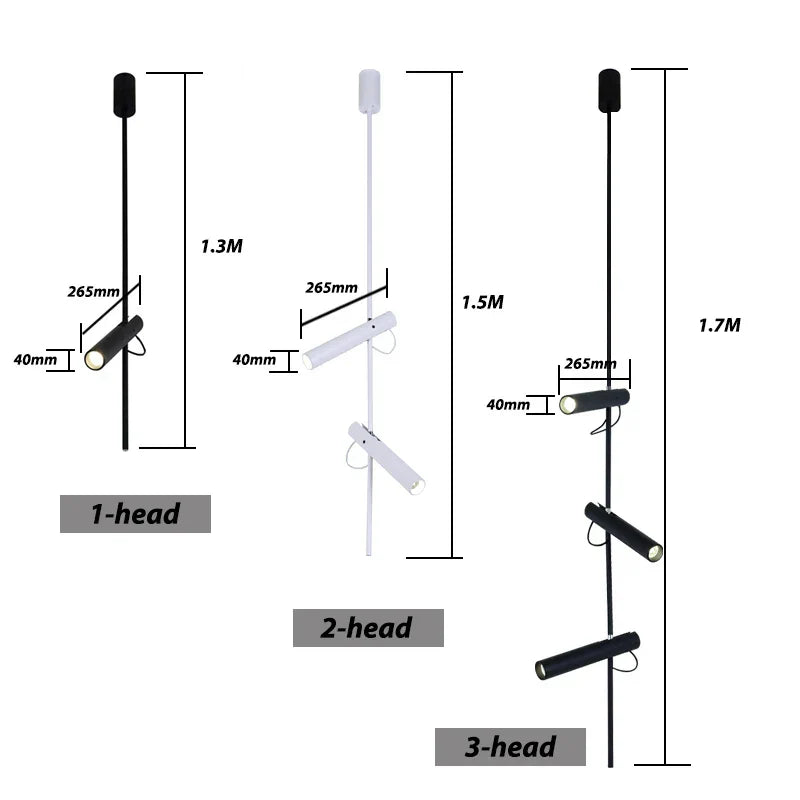 Black Adjustable Spotlight