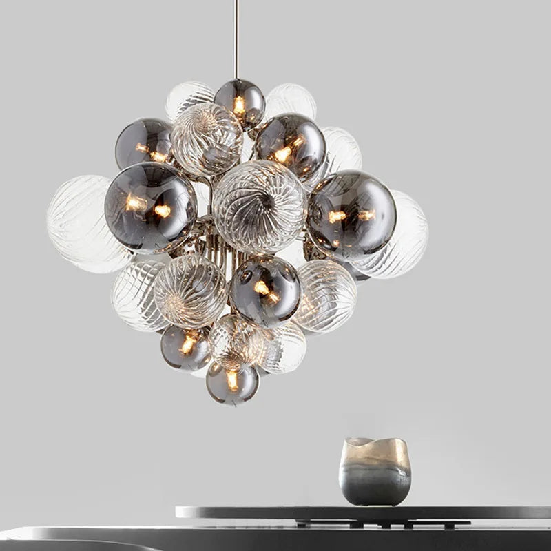 Decorbites™ Glas-Kugelleuchter LED-Hängeleuchte für nordisches luxuriöses Wohnzimmer
