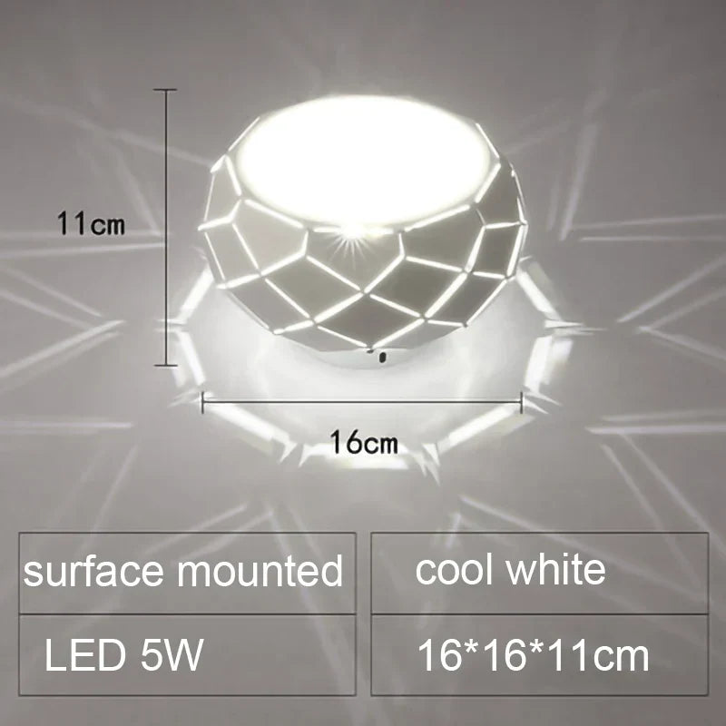 Decorbites™ LED-Deckenleuchte: Simplicity 5W 12W dimmbare Zylinderlampe für Gang Korridor