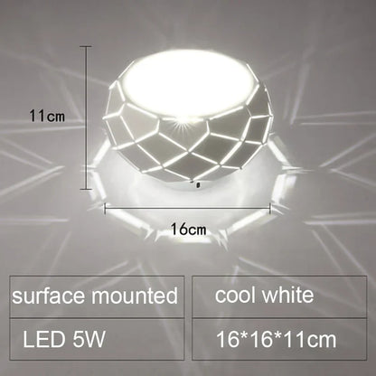 Decorbites™ LED-Deckenleuchte: Simplicity 5W 12W dimmbare Zylinderlampe für Gang Korridor
