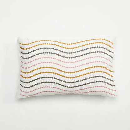 Decorbites™ Bestickte Gänseblümchen-Pusteblume Kissenbezug 45x45 cm für Sofa Bett Stuhl Wohnzimmer
