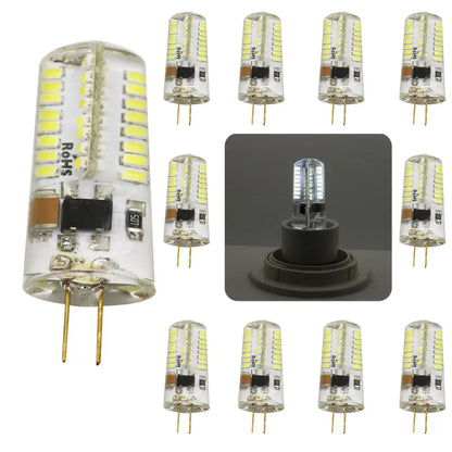 Decorbites™ G4 4W LED Kronleuchter Birne | 64 LEDs SMD 3014 Maislicht | Scheinwerfer 12V 220V