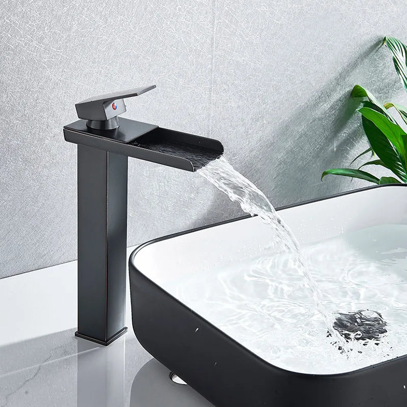 Decorbites™ Gold Beckenarmatur Einhebelmischer Armatur Heißes und Kaltes Wasser Badezimmer Waschtischarmatur