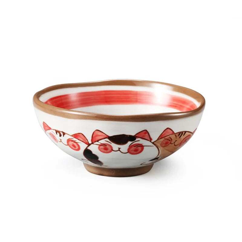Ceramic Fortune Cat Bowl